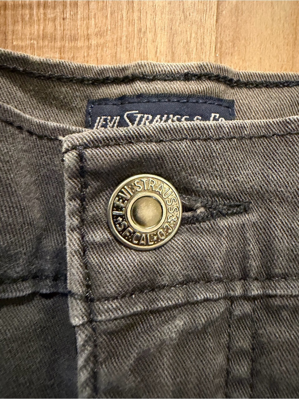 Levi Strauss & Co Chino Men's Pants Olive 30x30 - Picture 5 of 7